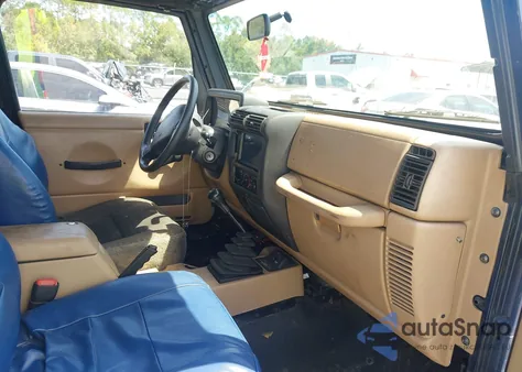 2000 Jeep Wrangler Sport from USA, damaged, VIN 1J4FA49S1YP772748